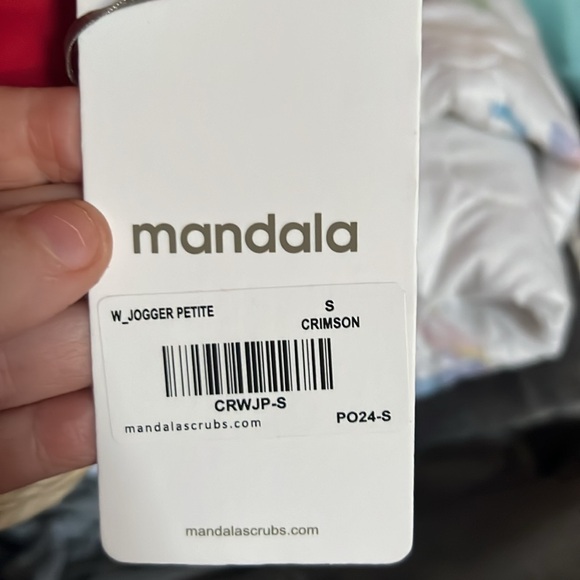 COPY - Mandala crimson joggers - Picture 4 of 4